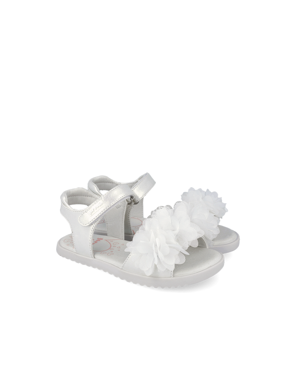 Garvalin Pompones Blanco sandaalid