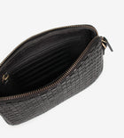 Montana nahast Small crossbody bag Lenno Lago Black