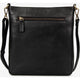Treats Torno, naturaalsest nahast õla- ja crossbody-kott - Black