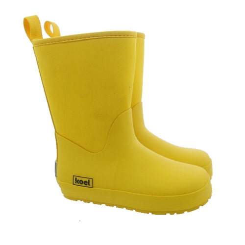 Koel4kids neopreenist säärtega barefoot-kummikud, yellow