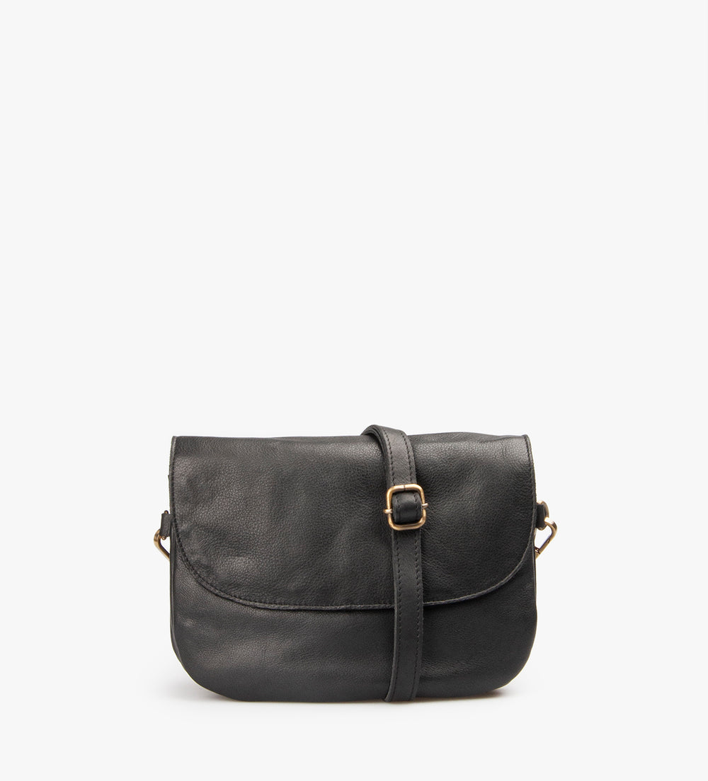 Treats nahast Crossbody Elisabeth Common, black