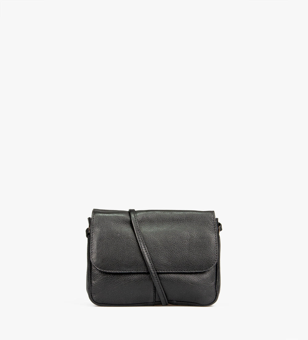 Treats nahast väike crossbody-kott Kristel Common Black