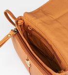 Treats nahast väike crossbody-kott Kristel Common, cognac