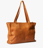 Treats nahast õlakott Sonja Patchy, cognac