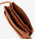 Treats nahast väike Crossbody Ulla Common Cognac