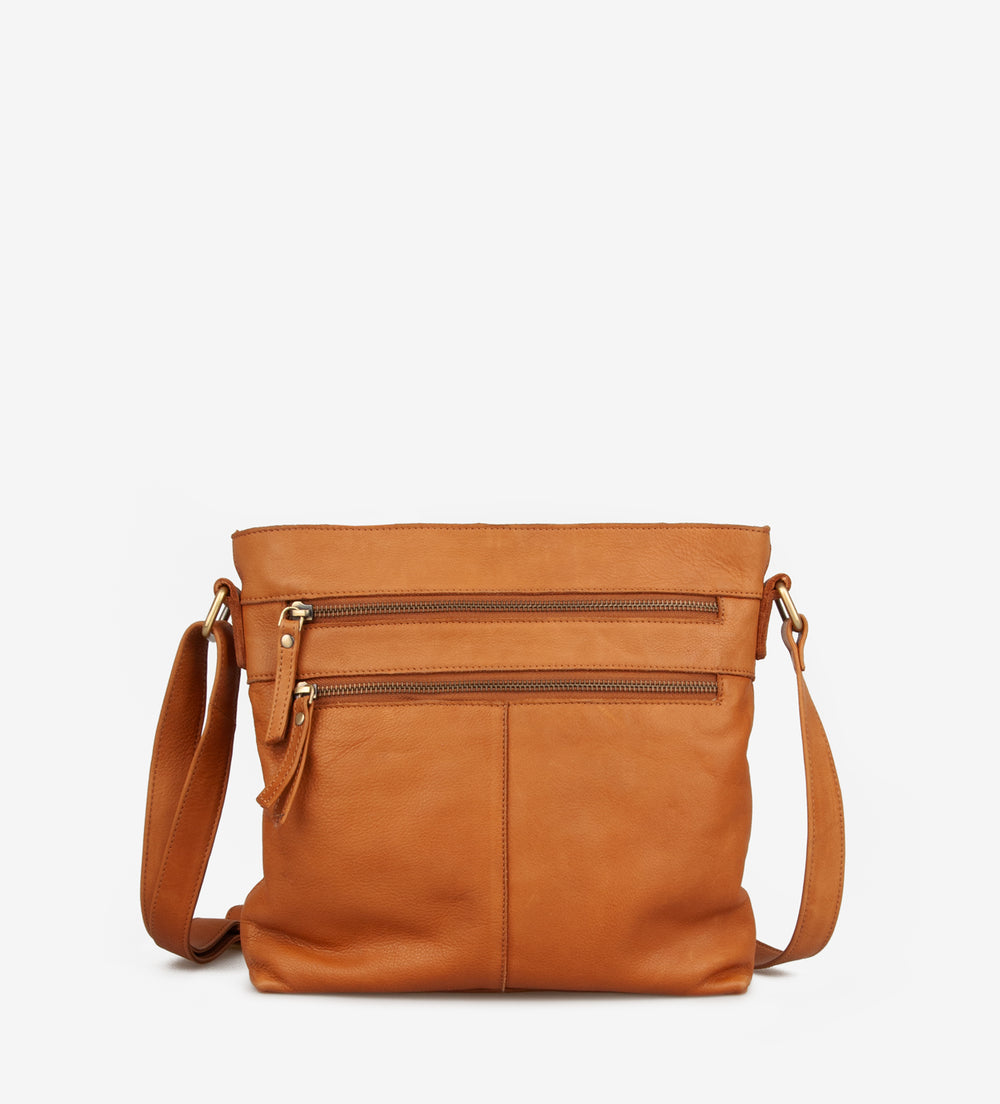 Treats nahast Crossbody Tess Common, cognac