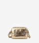 Treats nahast väike crossbody Alberte Ritzy, gold