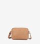 Treats nahast väike crossbody Alberte Ritzy, beige