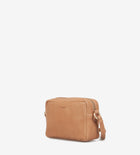 Treats nahast väike crossbody Alberte Ritzy, beige