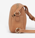 Treats nahast väike crossbody Alberte Ritzy, beige