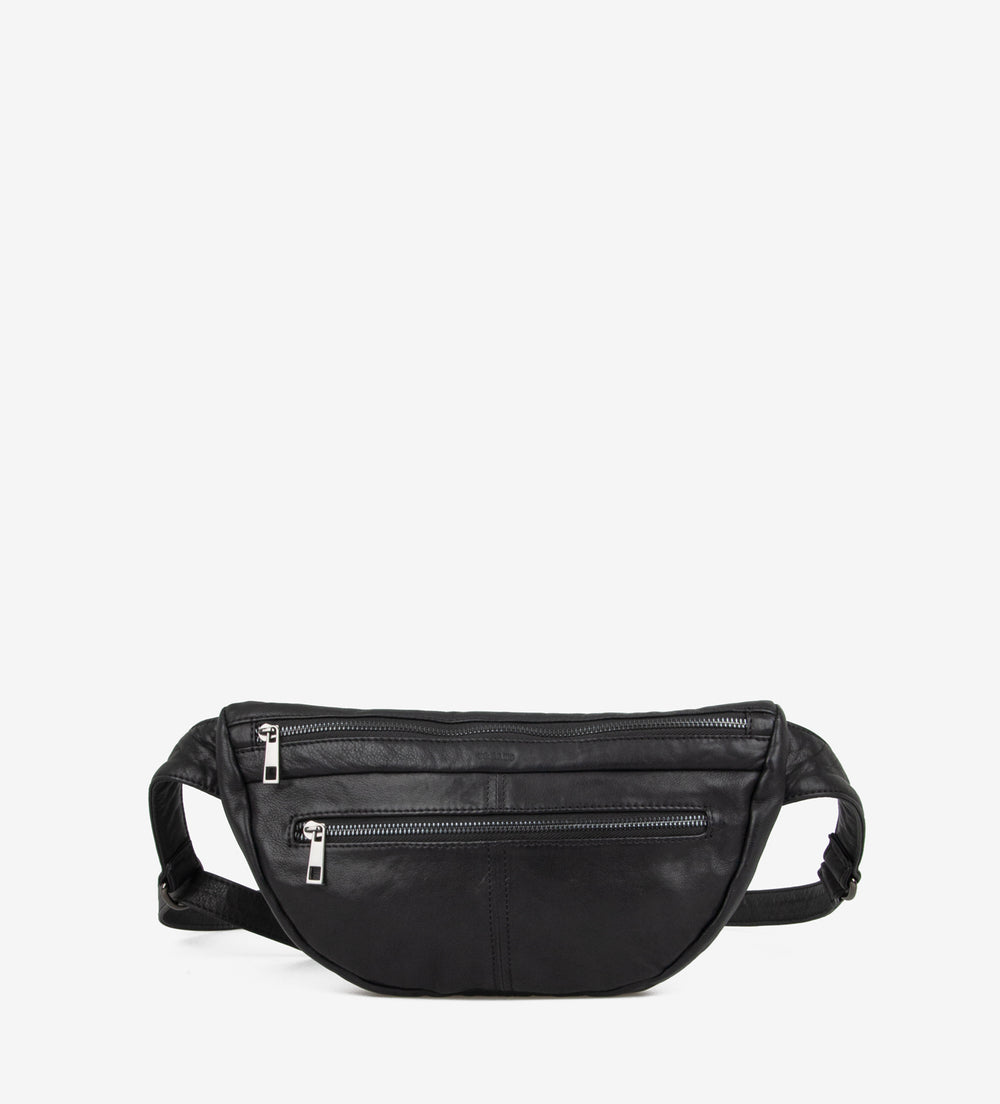 Treats nahast Soft Bumbag Estella, black