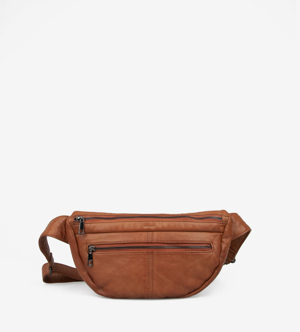 Treats nahast Soft Bumbag Estella Cognac