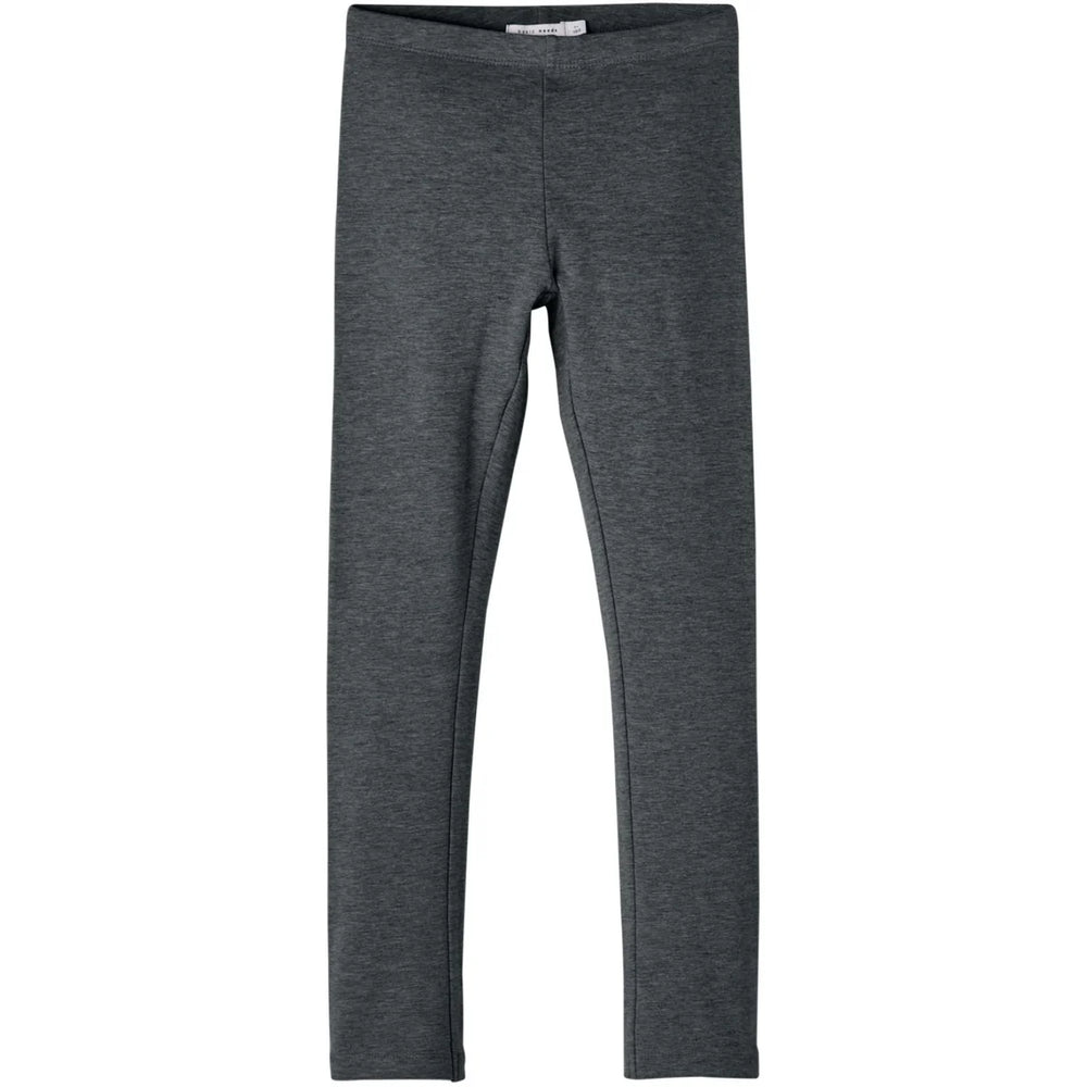Name It DAVINA seest uhutud pinnaga retuusid, dark grey melange