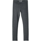 Name It DAVINA seest uhutud pinnaga retuusid, dark grey melange
