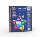 Connetix Rainbow Light Star Pack 28 pc, laetava valgustusega magnetklotsid! ✨