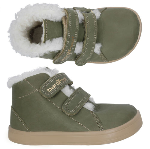 3F Bar3foot Cross Winter Wool Tex talvesaapad, olive