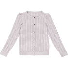 Müsli Knit needle out cardigan, soft lilac