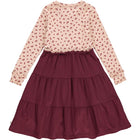 Müsli Berry l/s dress, spa rose/fig/berry red