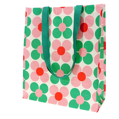 Rex London poekott, pink and green daisy
