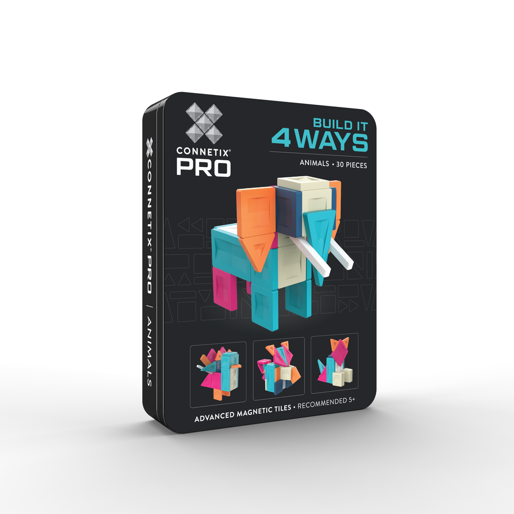 CONNETIX PRO Build It 4 Ways Animals Pack, 30 osa