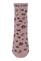 Melton froteesokid suurte stopperitega Leopard, alt rosa