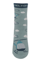 Melton froteesokid suurte stopperitega, Helicopter Blue Surf