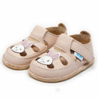 Dodo nahast barefoot-sandaalid, jänku/cream