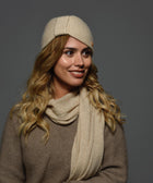 Van De Steppe Tuya 100% kašmiirist peapael naistele, Beige