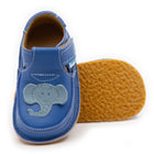 Dodo nahast barefoot-sandaalid, elevant/albastru