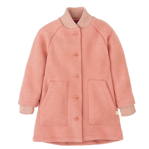 Disana Walk vanutatud meriinovillast mantel, soft pink