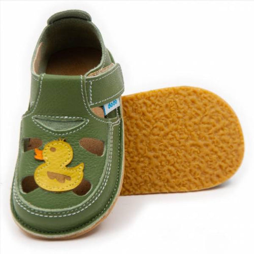 Dodo nahast barefoot-sandaalid, part/verde