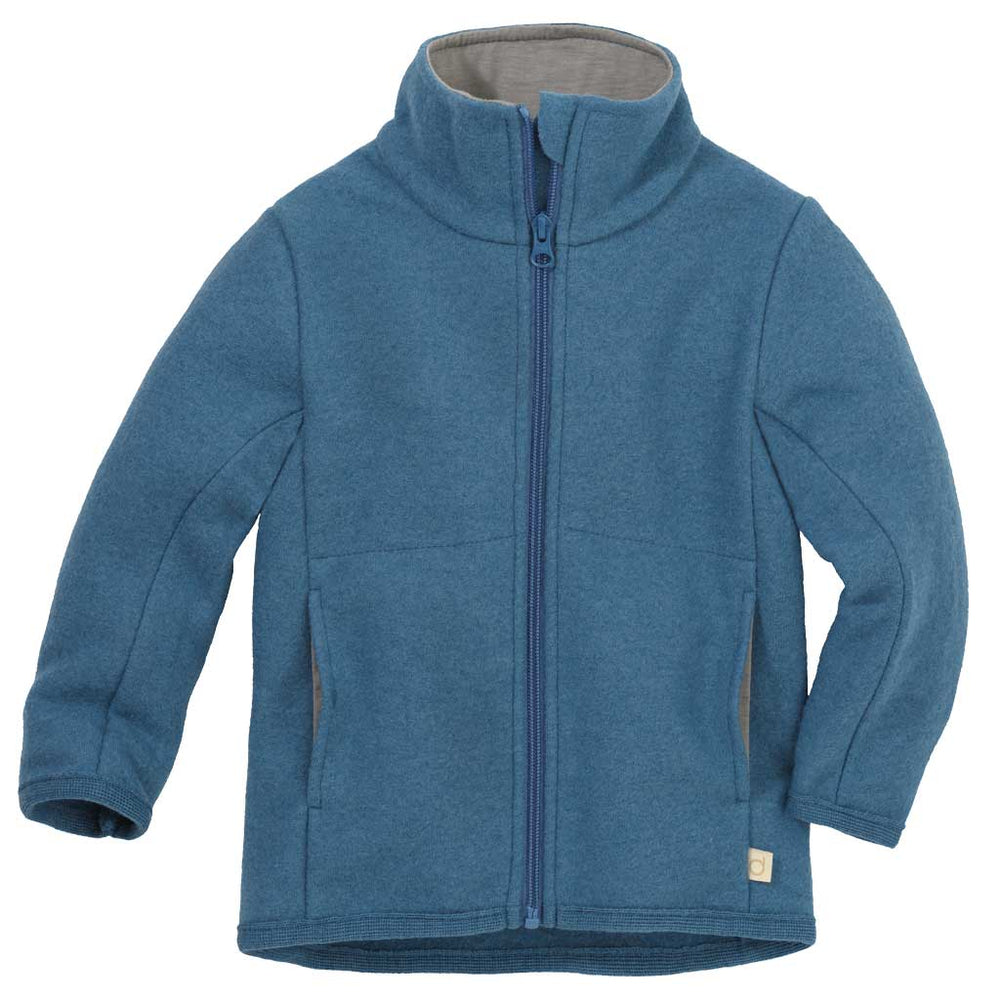 Disana tihedast villakangast lukuga jakk, dove blue