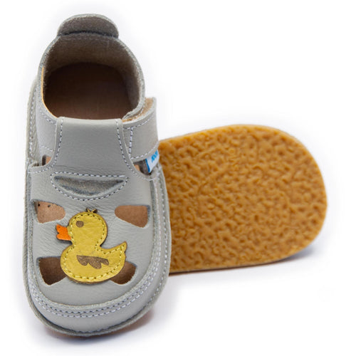 Dodo nahast barefoot-sandaalid, part/grey