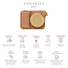 The Zoofamily digikaamera Zoo Print- Karu