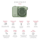 The Zoofamily digikaamera Zoo Print- Dino