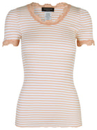 Rosemunde siidist pluus, ivory peachy