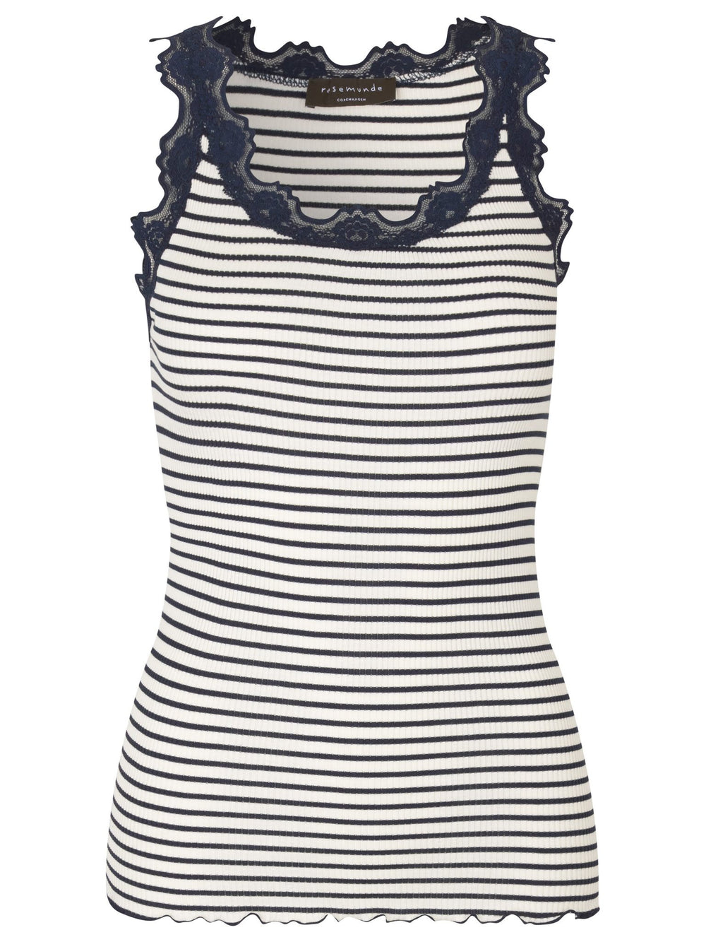 Rosemunde Iconic siidist särgik, ivory navy