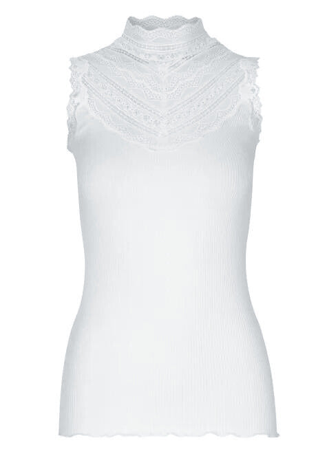 Rosemunde siidist pluus, new white