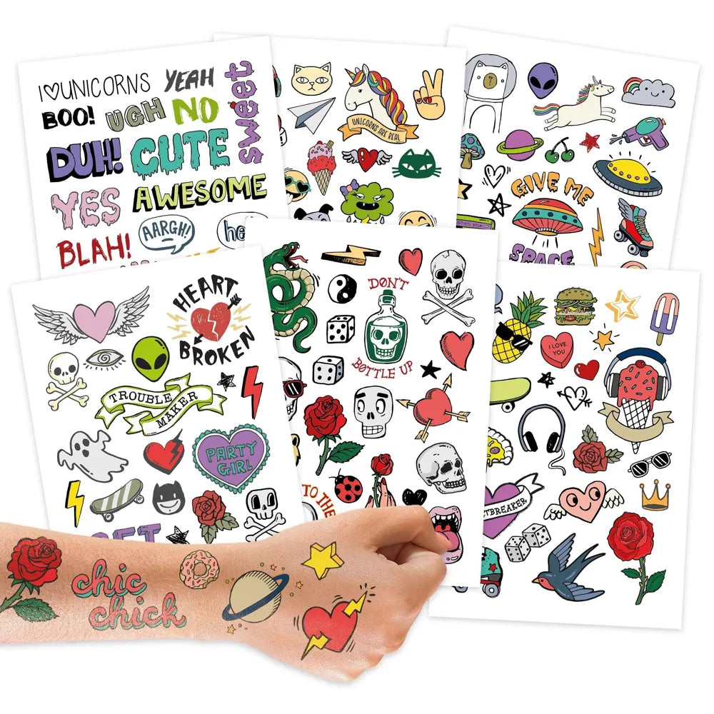 Papierdrachen ajutine tattoo, Grunge