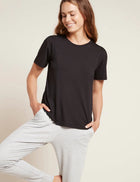 Boody Boyfriend T-Shirt- Black