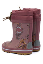 Mikk-line sooja voodriga kummikud, rose brown