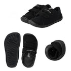 3F Bar3foot tekstiilist tossud- Must