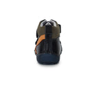 D.D.Step helendava tallaga nahast kevad-/sügissaapad, royal blue+oranž 063