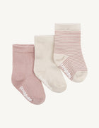 Boody Baby socks - roosa 3 pakk