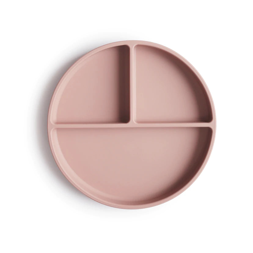 Mushie Silikoonist taldrik iminapaga- Blush
