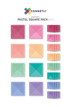 Connetix 40 Piece Pastel Square