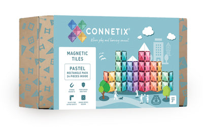 Connetix Pastel Rectangle Pack 24 pc