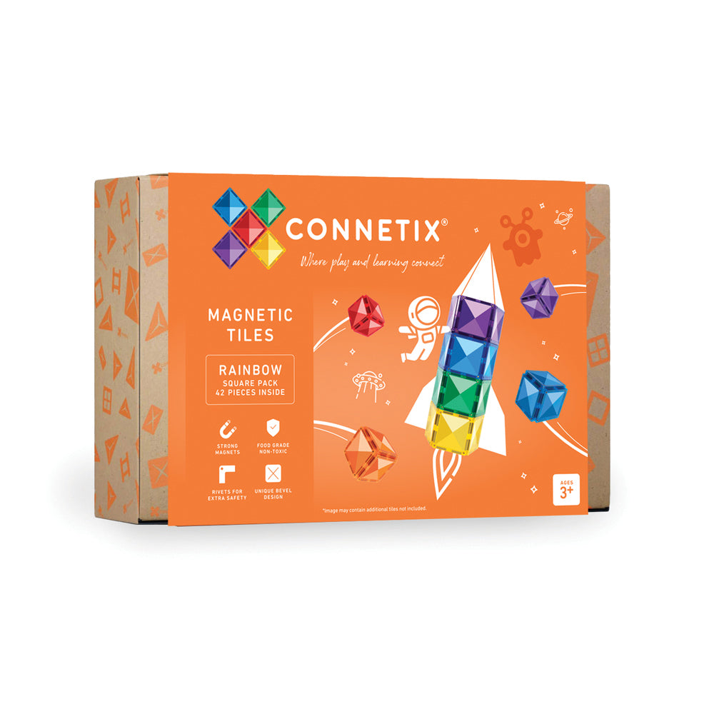 Connetix Rainbow Square Pack 42tk