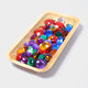 Grimm´s Small Acrylic Glitter Stones, 100tk