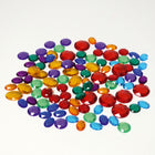 Grimm´s Small Acrylic Glitter Stones, 100tk